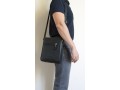 Кожаная мужская сумка через плечо Carlo Gattini Montedale black (арт. 5028-01)