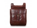 Кожаная мужская сумка через плечо Ashwood Leather 8142 Brown