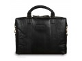 Кожаная деловая сумка Ashwood Leather G-34 Black