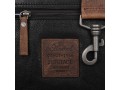 Мужской портфель из натуральной кожи Ashwood Leather  4553 Black