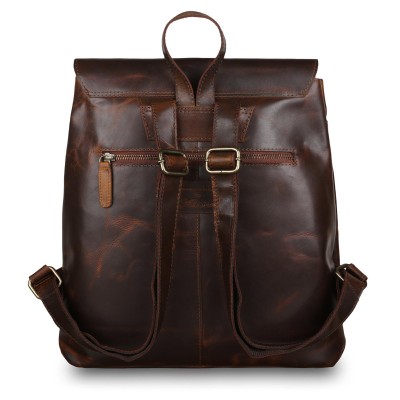 Кожаный рюкзак мужской Ashwood Leather Scott Copper Brown