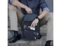 Кожаный рюкзак мужской BRIALDI Discovery (Дискавери) relief black