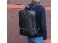 Кожаный рюкзак мужской BRIALDI Voyager (Вояджер) relief black