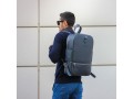 Кожаный рюкзак мужской BRIALDI Voyager (Вояджер) relief navy