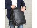 Мужской рюкзак из натуральной кожи Lakestone Faber Black