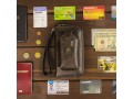 Мужской клатч с отделением для телефона BRIALDI Techno (Техно) relief brown